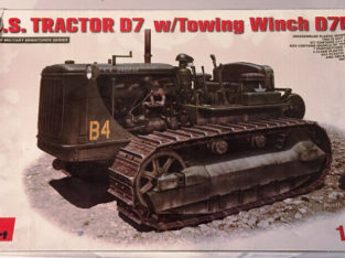 MiniArt 1/35 Caterpillar D7 Tractor w/ Towing Winch