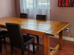 Farm Table (SOLD) & Chairs