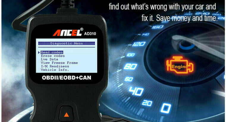 Ancel AD310 OBD II Auto Scanner (Enhanced) – NEW