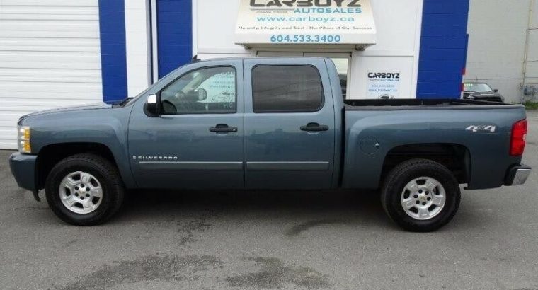 2008 Chevrolet Silverado 1500 LT 4×4, Crew Cab, 5.3L V8, P. Seat