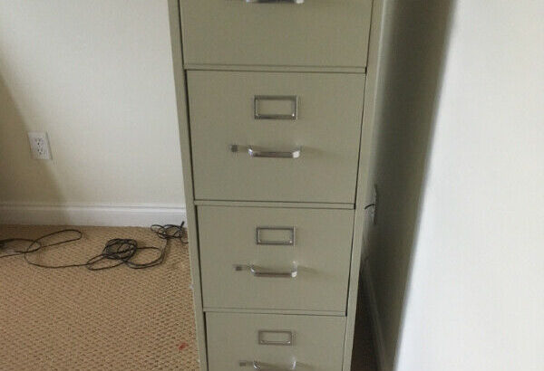 4-Drawer Office Filing Cabinet – $20