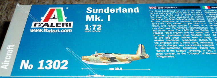 Italeri 1/72 Short Sunderland Mk.I