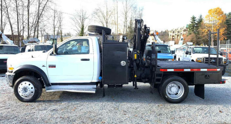 2012 Dodge Ram 5500 – CRANE / FLAT BED TRUCK *CUMMINS DIESEL*4X4