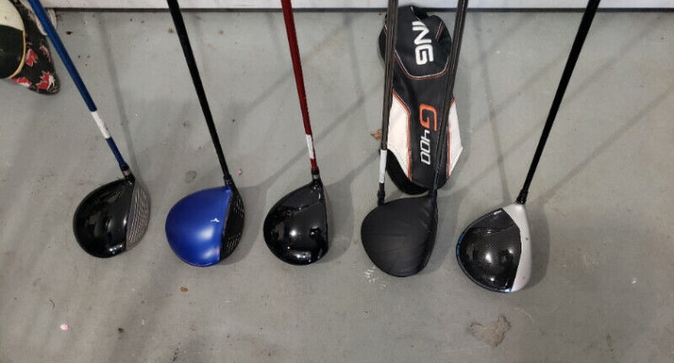 Golf Drivers Woods Hybrids Irons Wedges Putters lotzzzz $20 +