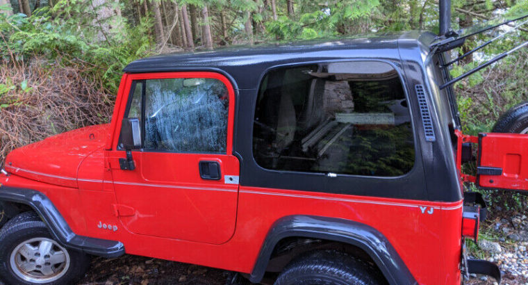 Classic 1995 Jeep YJ