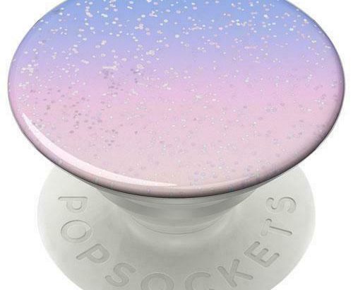 Popsockets POP 800446 Universal Cell Phone Expanding Grip & Stand – Glitter Morning Haze (New Other)