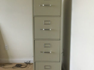 4-Drawer Office Filing Cabinet – $20