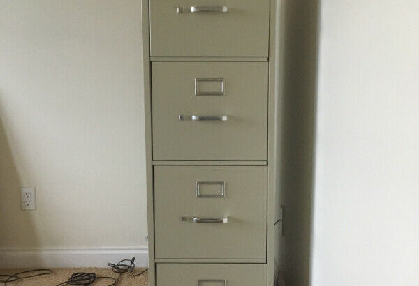 4-Drawer Office Filing Cabinet – $20