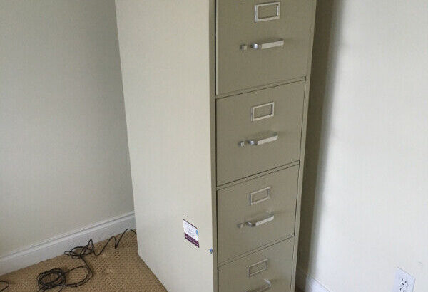 4-Drawer Office Filing Cabinet – $20