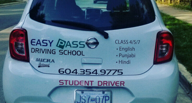 Easy Pass Driving Lessons/Driving School