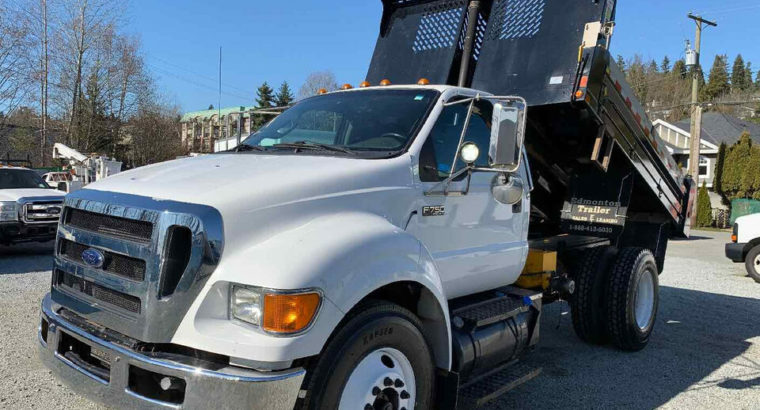 2011 FORD F750 – 11.5 FT DUMP TRUCK *CUMMINS DIESEL* ONLY 50K