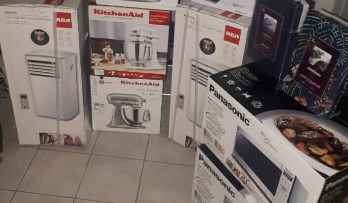 **Brand new home appliances**