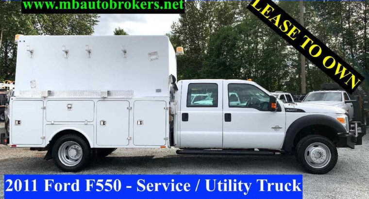 2011 FORD F550 – SERVICE/UTILITY TRUCK *4X4* DIESEL* GREAT PRICE