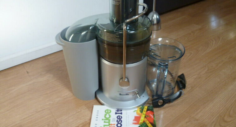 BREVILLE THE JUICE FOUNTAIN JUICER PLUS JUICE IT OR LOSE IT