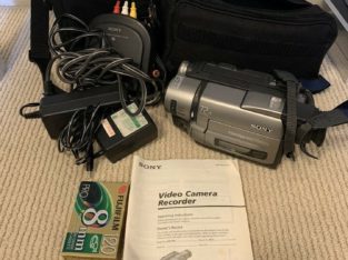 Retro sony video camera recorder