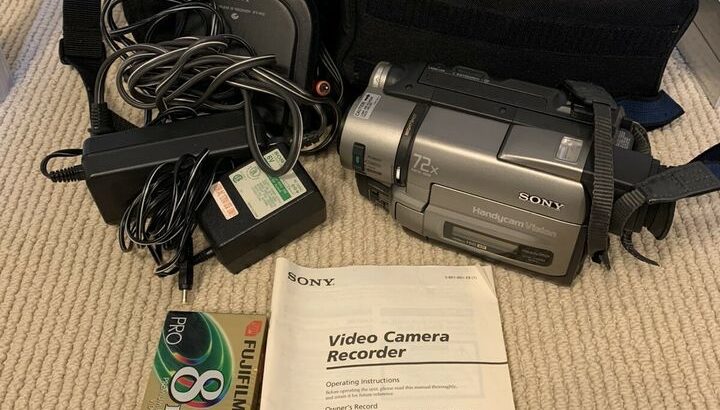 Retro sony video camera recorder