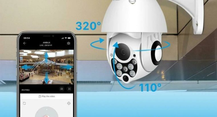 Protect your Property !!! Elite PTZ 360 1080P WIFI AI Human Detection Free Shipping !!!