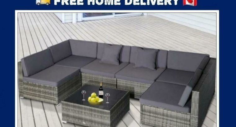 On Sale • 7Pc Wicker Patio Outdoor Garden Furniture Set Sofa Sectional