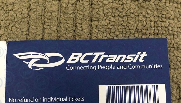 BC Transit Adult Tickets