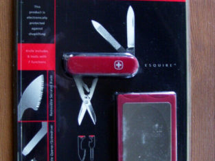 Wenger Swiss Army Travel Card and Knife Set New