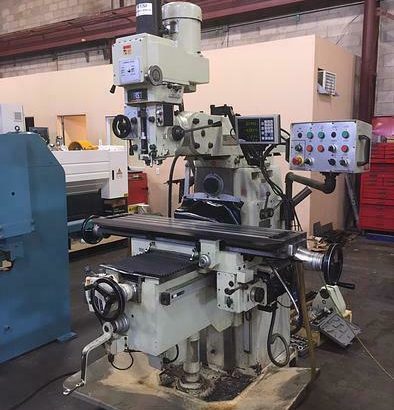 10” X 51”, FIRST, LC-20VHS, UNIVERSAL VERTICAL/HORIZONTAL MILLING MACHINE