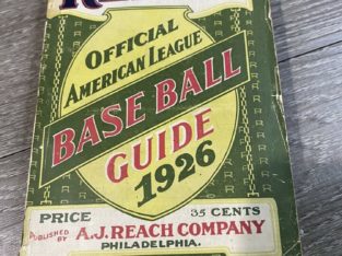 1926 Reach Baseball Guide