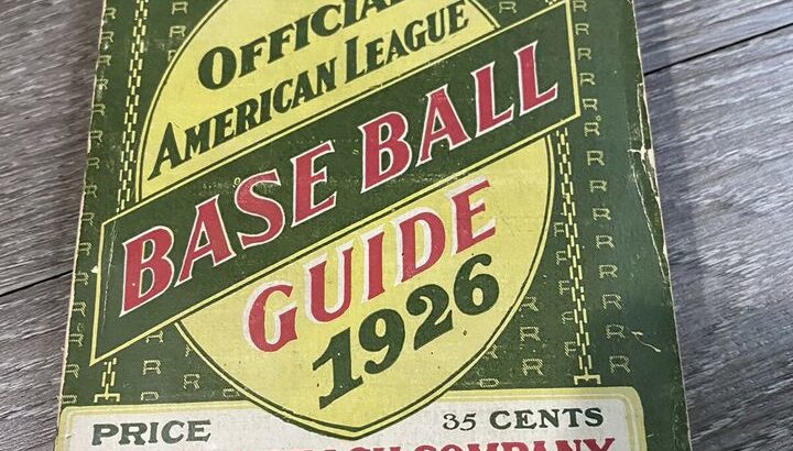 1926 Reach Baseball Guide