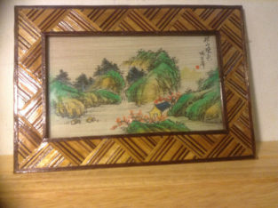Chinese Antiques Painted on Bamboo