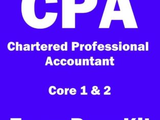 CPA® Chartered Professional Accountant® 2020 Core 1 & Core 2 Study Notes Exam Prep Kit