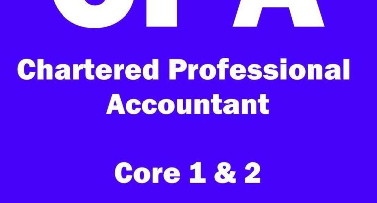 CPA® Chartered Professional Accountant® 2020 Core 1 & Core 2 Study Notes Exam Prep Kit