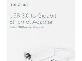 Insignia NS-PU98635-C Portable USB 3.0 to RJ45 Ethernet Adapter