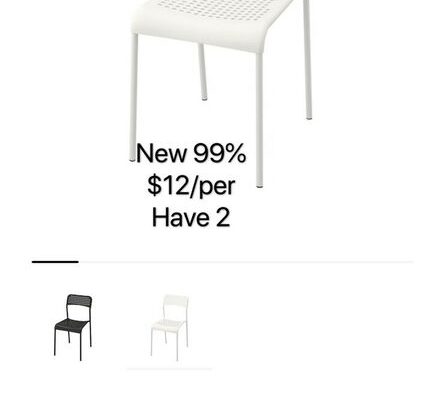 Ikea furniture｜table+chair+mirror