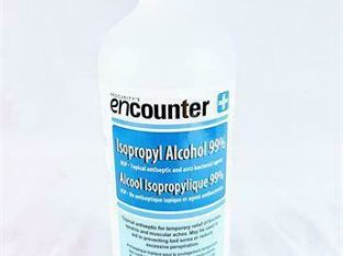 99% Isopropyl Alcohol Topical Antiseptic and Anti-Bacterial Agent