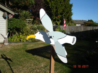 Handmade Seagull Whirligig