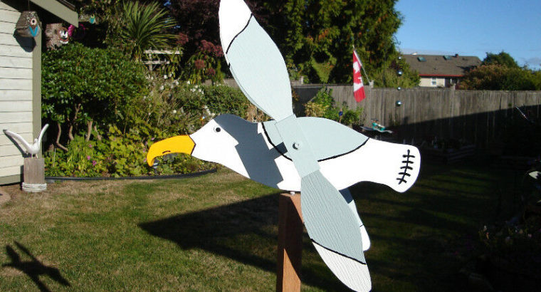 Handmade Seagull Whirligig