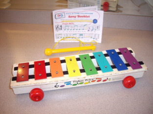 FISHER PRICE XYLOPHONE, ETC