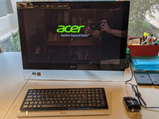 Acer Aspire all-in-one touchscreen PC