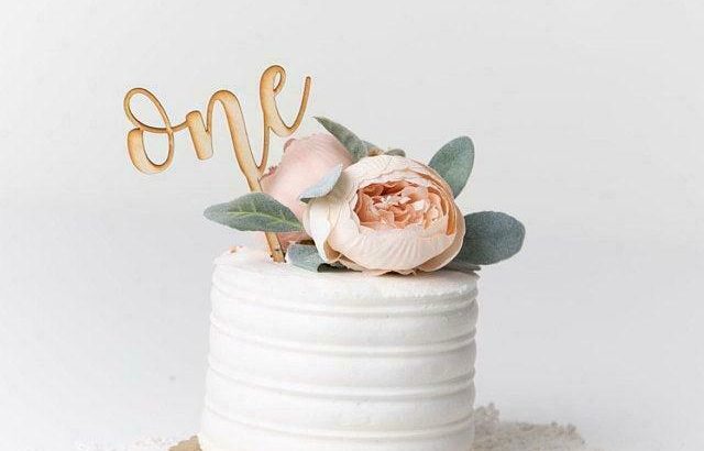 Custom Cake Topper – Personalized cake toppers – Wooden cake topper