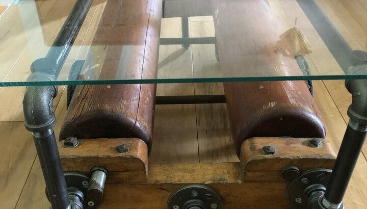 Vintage industrial coffee table