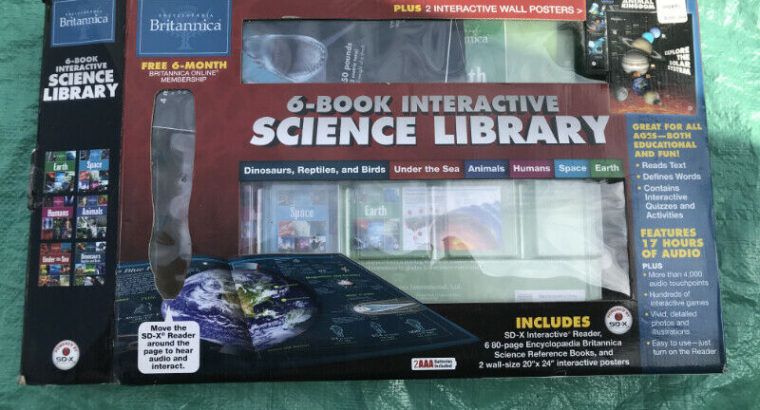 BRITANNICA SCIENCE INTERACTIVE LEARNING KIT FOR KIDS!