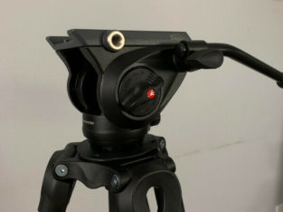 Manfrotto MVH500A Fluid Drag Video Head + MVT502AM Tripod