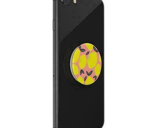 Popsockets POP 800985 Universal Cell Phone Expanding Grip & Stand – Lemon Drop (New Other)