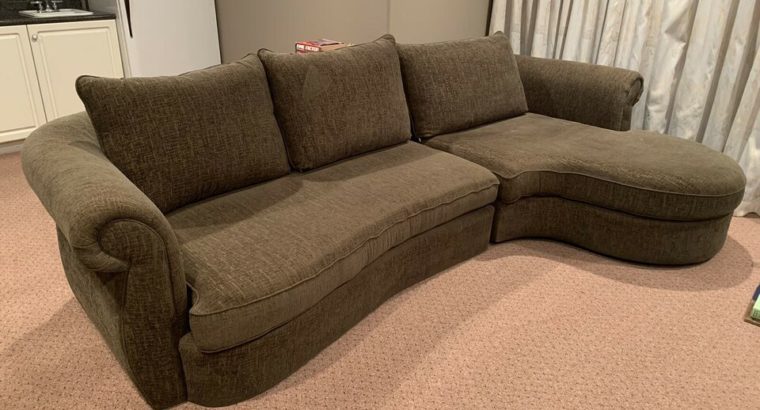 L-shaped couch