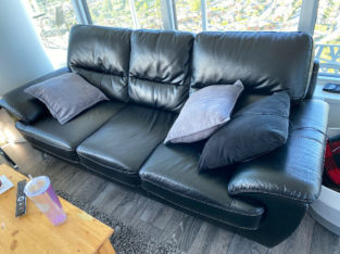 Black couch