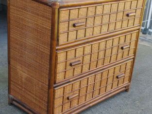 Rattan dresser