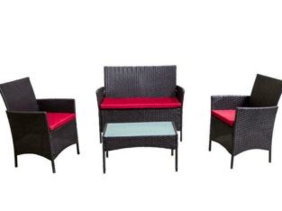 4 Piece Outdoor Patio Furniture set – Balcony – Condo – Front of house