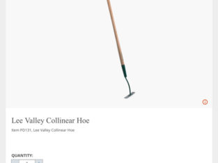 Collinear Weeding Hoe