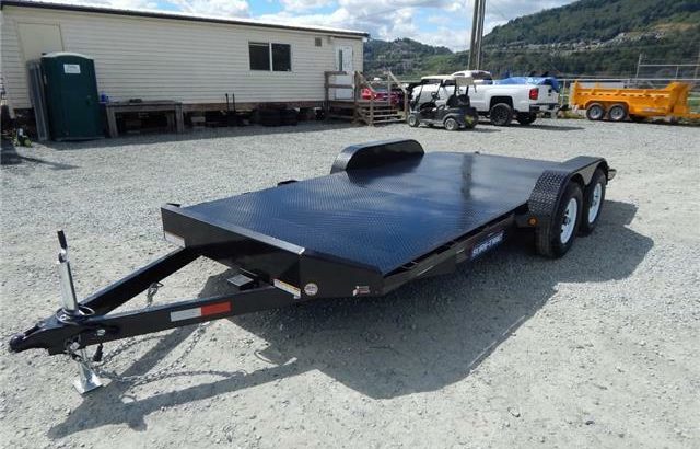 NEW 18′ 10,000lb STEEL DECK CAR FLATDECK TRAILER