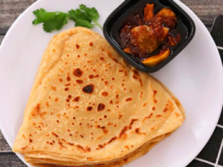 Freshly Prepared Homemade Roti & Paratha