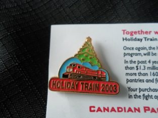 CP 2003 Christmas Holiday Train Pin